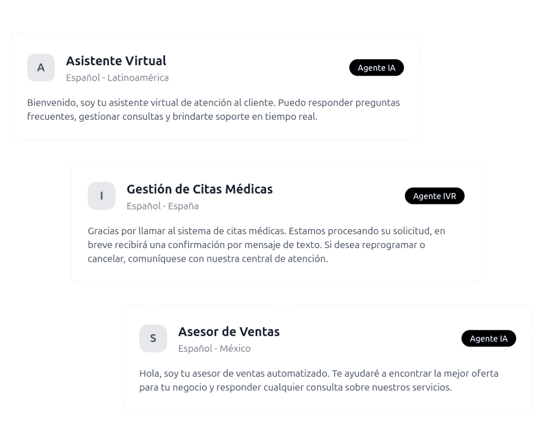 Automation platform with IVR and AI agents